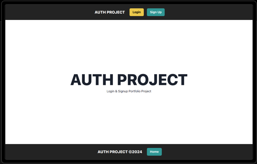 AUTH PROJECT MERN STACK